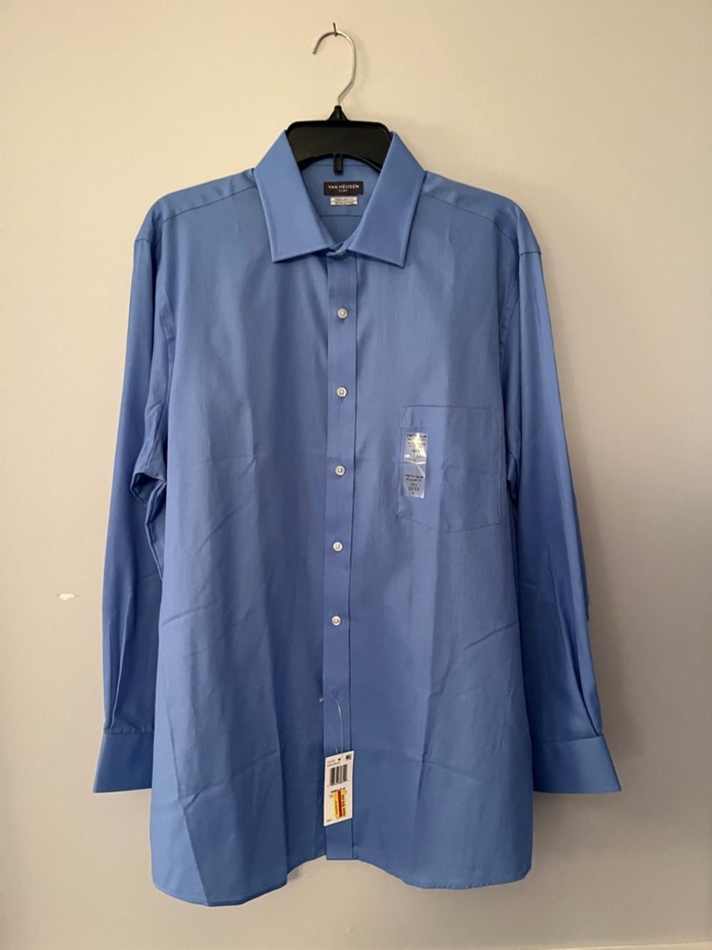 Van Heusen Light Blue Long Sleeve Dress Shirt